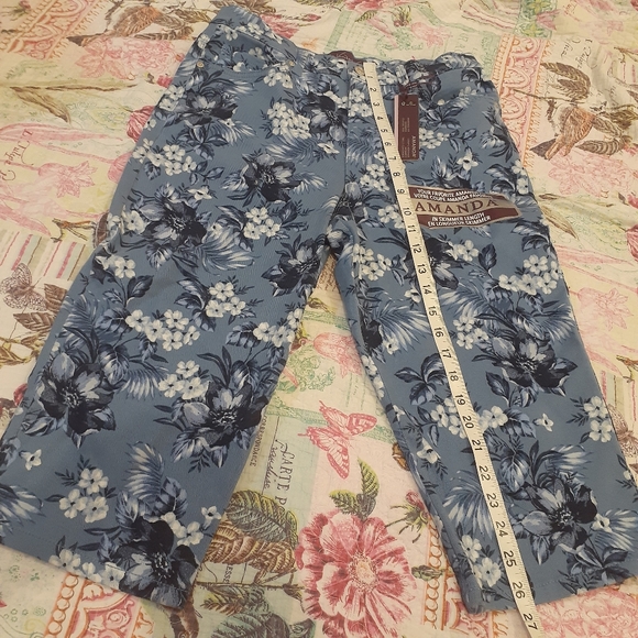 4 for $25- NWT Gloria Vanderbilt Capris, Size 8 - Picture 3 of 11